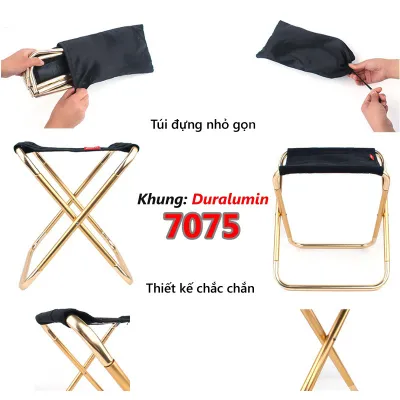 phụ kiện du lịch | ghế du lịch xếp gọn siêu gọn nhẹ bền chắc 7075 kèm túi đựng dễ mang theo khi đi câu cá, du lịch, dã ngoại, cắm trại phụ kiện du lịch | ghế du lịch xếp gọn siêu gọn nhẹ bền chắc 7075 kèm túi đựng dễ mang theo khi đi câu cá, du lịch, dã ngoại, cắm trại