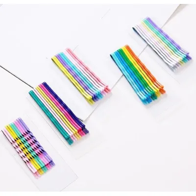 phụ kiện thời trang cho bé | túi 10 kẹp tăm nhiều màu 6cm phụ kiện thời trang cho bé | túi 10 kẹp tăm nhiều màu 6cm