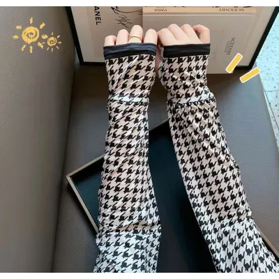 phụ kiện thời trang | đôi găng tay chống nắng, tia uv vải lụa thoáng mát thời trang