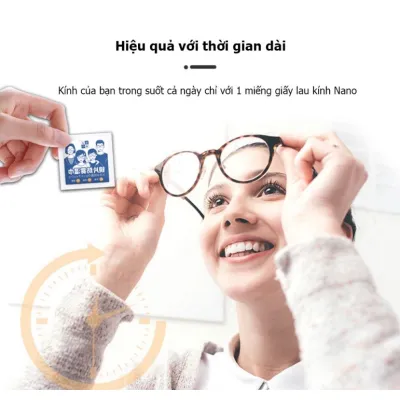 phụ kiện thời trang | hộp 100 miếng khăn lau mắt kính nano chống mờ sương, bám hơi nước phụ kiện thời trang | hộp 100 miếng khăn lau mắt kính nano chống mờ sương, bám hơi nước