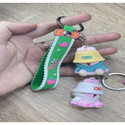 phụ kiện thời trang | móc khoá hình gấu đội nón phụ kiện thời trang | móc khoá hình gấu đội nón