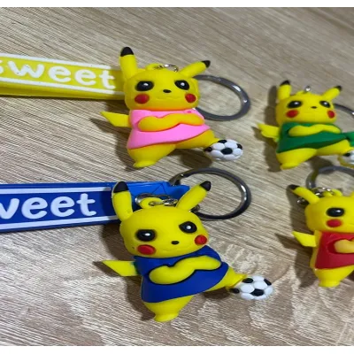 phụ kiện thời trang | móc khoá hình thú pikachu đá banh dễ thương thời trang phụ kiện thời trang | móc khoá hình thú pikachu đá banh dễ thương thời trang