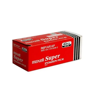 pin | set 20 viên pin tiểu aa maxell super 1.5v (đỏ) pin | set 20 viên pin tiểu aa maxell super 1.5v (đỏ)