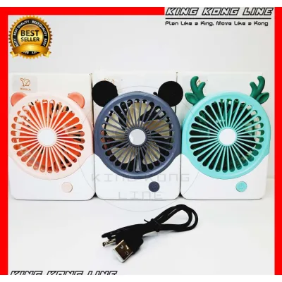 quạt sạc mini fan zb082 siêu mát 2 cấp độ tiện lợi