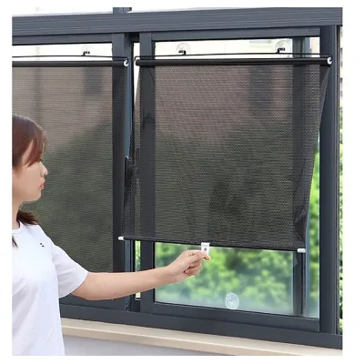 rèm che chống nắng ô tô cuộn phản quang loại lớn 50x125cm kèm nút hít kính rèm che chống nắng ô tô cuộn phản quang loại lớn 50x125cm kèm nút hít kính
