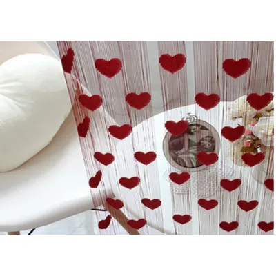 rèm cửa đẹp trái tim 1x2m rèm cửa đẹp trái tim 1x2m
