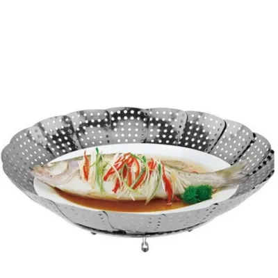 rổ hấp inox - rổ hấp inox xếp gọn rổ hấp inox - rổ hấp inox xếp gọn