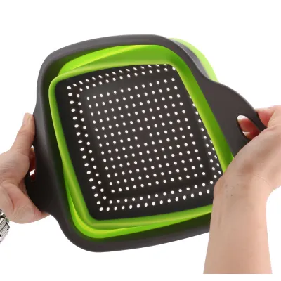 rổ nhựa gấp gọn bộ 2 cái rổ nhựa gấp gọn bộ 2 cái