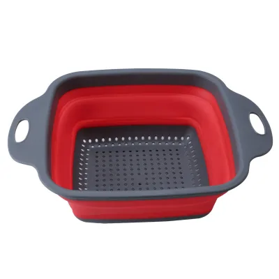 rổ nhựa gấp gọn bộ 2 cái rổ nhựa gấp gọn bộ 2 cái