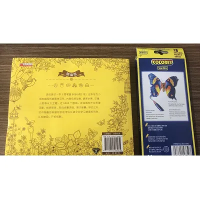 sách tô màu 5000 hình dày 360 trang tặng kèm 12 cây bút chì màu cho bé sách tô màu 5000 hình dày 360 trang tặng kèm 12 cây bút chì màu cho bé