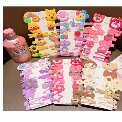 set 14 kẹp tóc dễ thương cho bé gái siêu xinh set 14 kẹp tóc dễ thương cho bé gái siêu xinh