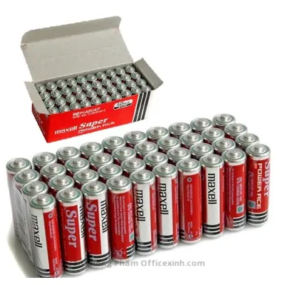 set 20 viên pin tiểu aa maxell super 1.5v (đỏ) set 20 viên pin tiểu aa maxell super 1.5v (đỏ)