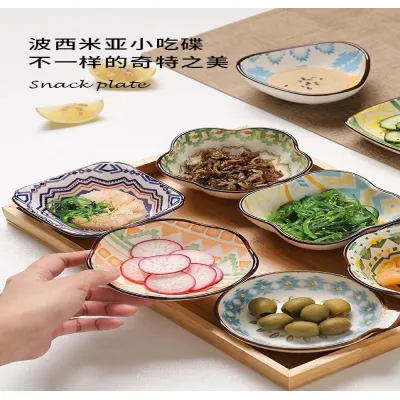 Set 6 Chén Gốm Sứ Đựng Nước Chấm, Bát Gia Vị Hoạ Tiết Siêu Xinh 10cm Set 6 Chén Gốm Sứ Đựng Nước Chấm, Bát Gia Vị Hoạ Tiết Siêu Xinh 10cm