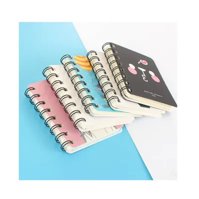 sổ tay mini lò xo phong cách hàn quốc 105x80mm sổ tay mini lò xo phong cách hàn quốc 105x80mm