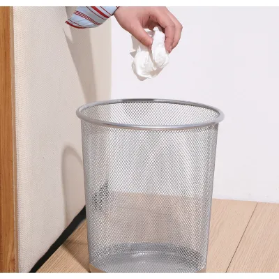 sọt rác lưới tròn văn phòng, nhà bếp, toilet 27x23cm tiện dụng sọt rác lưới tròn văn phòng, nhà bếp, toilet 27x23cm tiện dụng