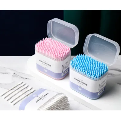 tăm bông cao cấp - bông ngoáy tai hộp 200 cây tăm bông cao cấp - bông ngoáy tai hộp 200 cây