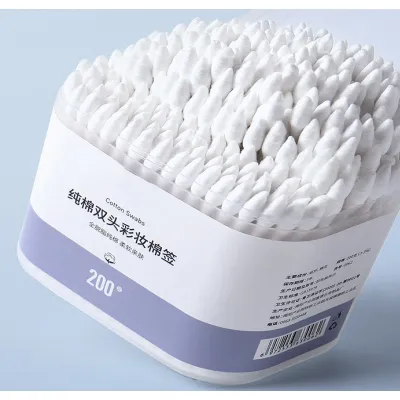 tăm bông cao cấp - bông ngoáy tai hộp 200 cây tăm bông cao cấp - bông ngoáy tai hộp 200 cây