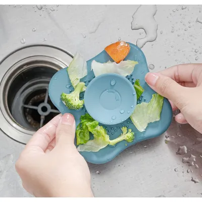 tấm  silicon lọc chống tắc nước bồn rửa nhà bếp, sàn nhà tắm tiện lợi