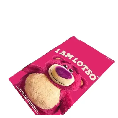 thảm chùi lau chân hình gấu lotso strawbearry đáng yêu 60x40cm thảm chùi lau chân hình gấu lotso strawbearry đáng yêu 60x40cm