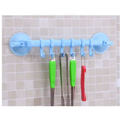 thanh treo nhà tắm hít tường kèm 6 móc tiện lợi thanh treo nhà tắm hít tường kèm 6 móc tiện lợi