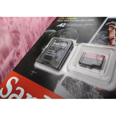 thẻ nhớ sandisk extreme pro 32gb chip a2 v30 170mb/s chính hãng siêu bền thẻ nhớ sandisk extreme pro 32gb chip a2 v30 170mb/s chính hãng siêu bền