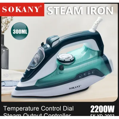 thiết bị chăm sóc quần áo | bàn ủi hơi nước sokany 2093 2200w 300ml cao cấp