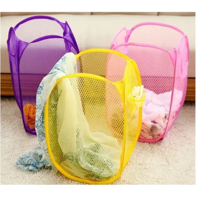 thiết bị chăm sóc quần áo | giỏ vải lưới đựng quần áo gấp gọn 48x30cm thiết bị chăm sóc quần áo | giỏ vải lưới đựng quần áo gấp gọn 48x30cm