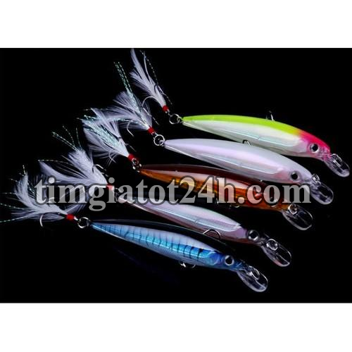 mồi câu lure - mồi giả câu cá - sơn 3d cao cấp - hda6032 mồi câu lure - mồi giả câu cá - sơn 3d cao cấp - hda6032