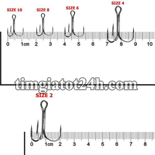 lưỡi câu ba tiêu - luoi cau chum - combo 5 lưỡi câu 3 tiêu - hda6040 lưỡi câu ba tiêu - luoi cau chum - combo 5 lưỡi câu 3 tiêu - hda6040