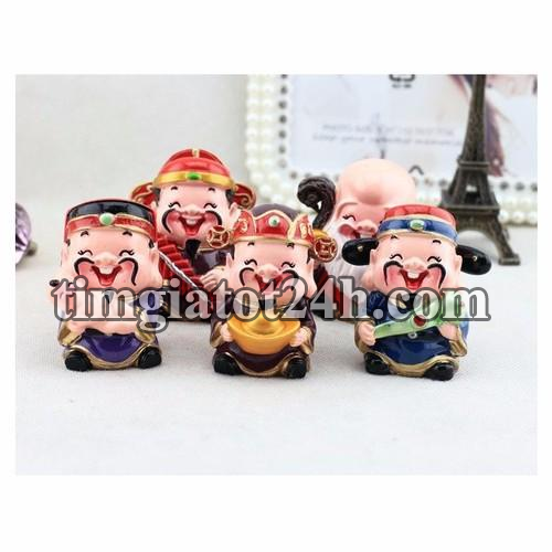 bộ tượng ngũ thần tài - hda0317 bộ tượng ngũ thần tài - hda0317