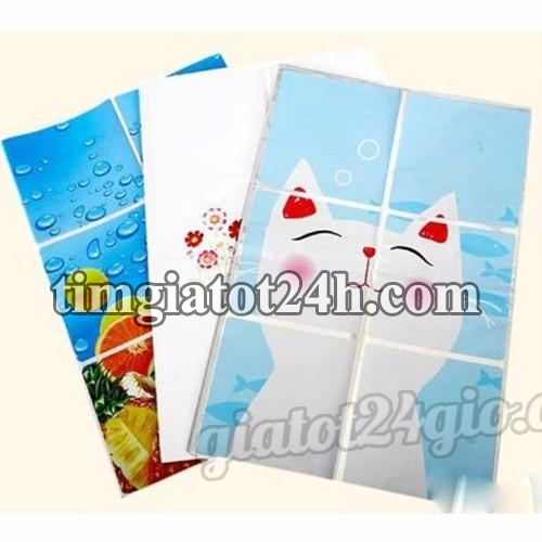 miếng dán cách nhiệt nhà bếp - combo 2 miếng dán cách nhiệt trang trí - hda0545