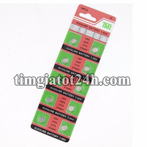 pin lr626 - pin 377a - pin ag4 vỉ 10 viên - sga0570