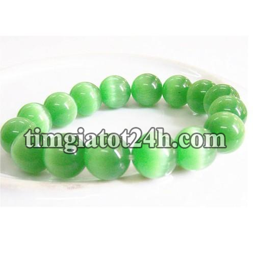 vòng tay đá màu xanh lá cây - 1hda0493 vòng tay đá màu xanh lá cây - 1hda0493