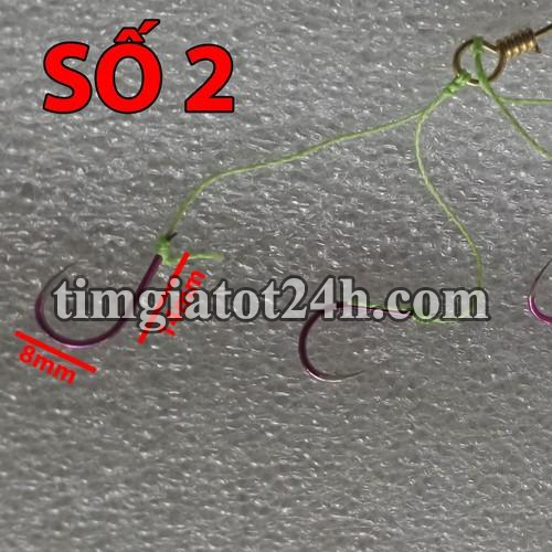 lưỡi câu đơn - bộ 4 chùm lưỡi câu đỏ cao cấp - hda23525 lưỡi câu đơn - bộ 4 chùm lưỡi câu đỏ cao cấp - hda23525