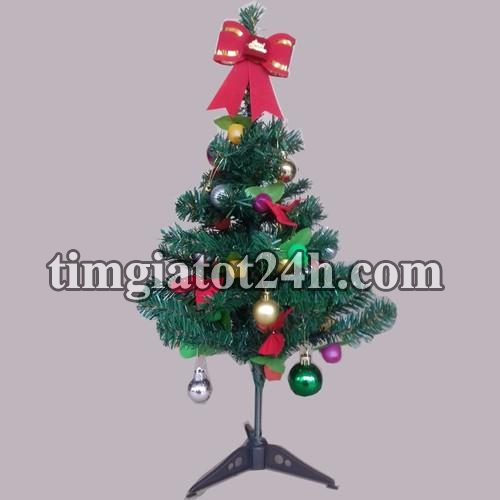 bộ cây thông noel mini 60cm - kèm đèn, phụ kiện trang trí - hda0269 bộ cây thông noel mini 60cm - kèm đèn, phụ kiện trang trí - hda0269