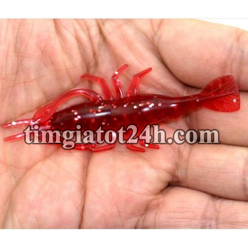 bịch 5 con mồi tép giả câu cá - hda0527 bịch 5 con mồi tép giả câu cá - hda0527