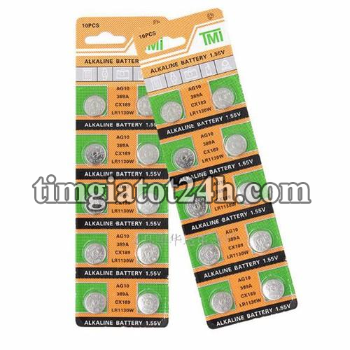 pin ag10 - pin nút ag10 - pin cúc áo ag10 vỉ 10 viên - hda0571 pin ag10 - pin nút ag10 - pin cúc áo ag10 vỉ 10 viên - hda0571