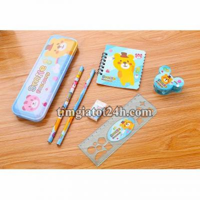 combo đồ dùng học tập cute 7 món combo đồ dùng học tập cute 7 món