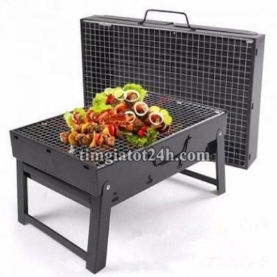 Bếp nướng than hoa vuông xếp gọn Bếp nướng than hoa vuông xếp gọn