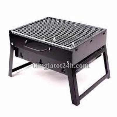 Bếp nướng than hoa vuông xếp gọn Bếp nướng than hoa vuông xếp gọn
