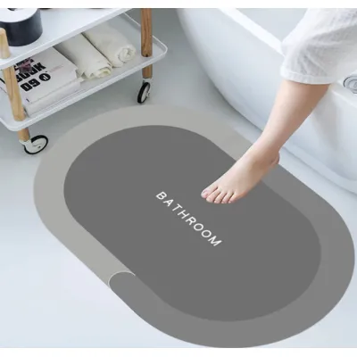 trang trí nhà cửa | thảm hình bầu dục bathroom chống trượt 60x40cm trang trí nhà cửa | thảm hình bầu dục bathroom chống trượt 60x40cm
