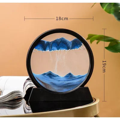 trang trí nhà cửa | tranh cát pha lê tròn 18cm chuyển động cực đẹp giúp thư giãn giảm stress kèm đế trang trí nhà cửa | tranh cát pha lê tròn 18cm chuyển động cực đẹp giúp thư giãn giảm stress kèm đế
