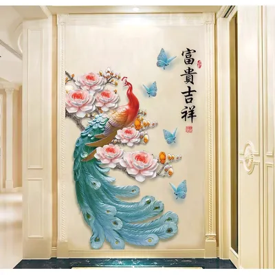 tranh 3d dán tường - tranh dán tường 3d - 90x60cm tranh 3d dán tường - tranh dán tường 3d - 90x60cm