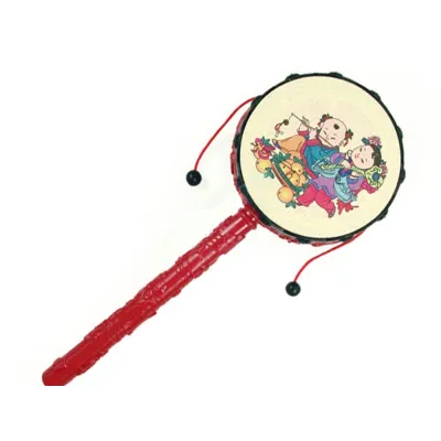 trống lắc tay lục lạc cho bé