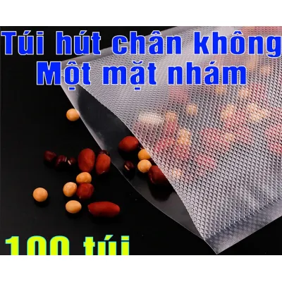 túi hút chân không 1 mặt nhám Combo 10 túi túi hút chân không 1 mặt nhám Combo 10 túi