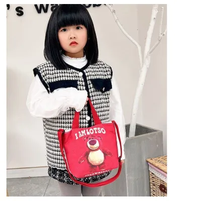 túi vải in hình gấu cute - túi vải đeo chéo túi vải in hình gấu cute - túi vải đeo chéo