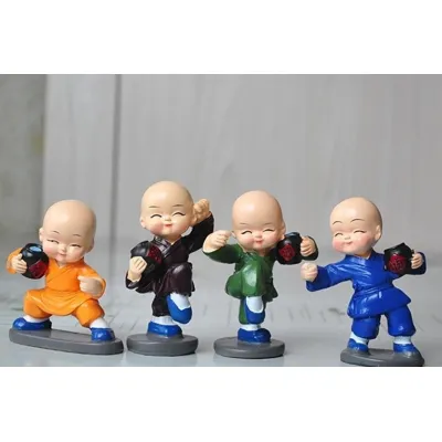 tượng 4 chú tiểu luyện võ tượng 4 chú tiểu luyện võ