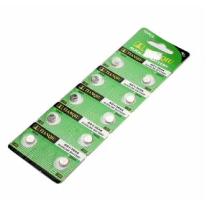 vỉ 10 viên pin ag1/lr621h/364a tianqiu 1.5v