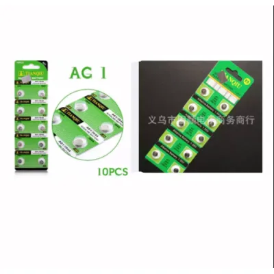 vỉ 10 viên pin ag1/lr621h/364a tianqiu 1.5v