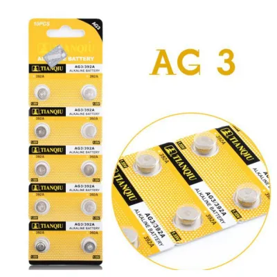 vỉ 10 viên pin ag3/lr41h/392a tianqiu 1.5v vỉ 10 viên pin ag3/lr41h/392a tianqiu 1.5v